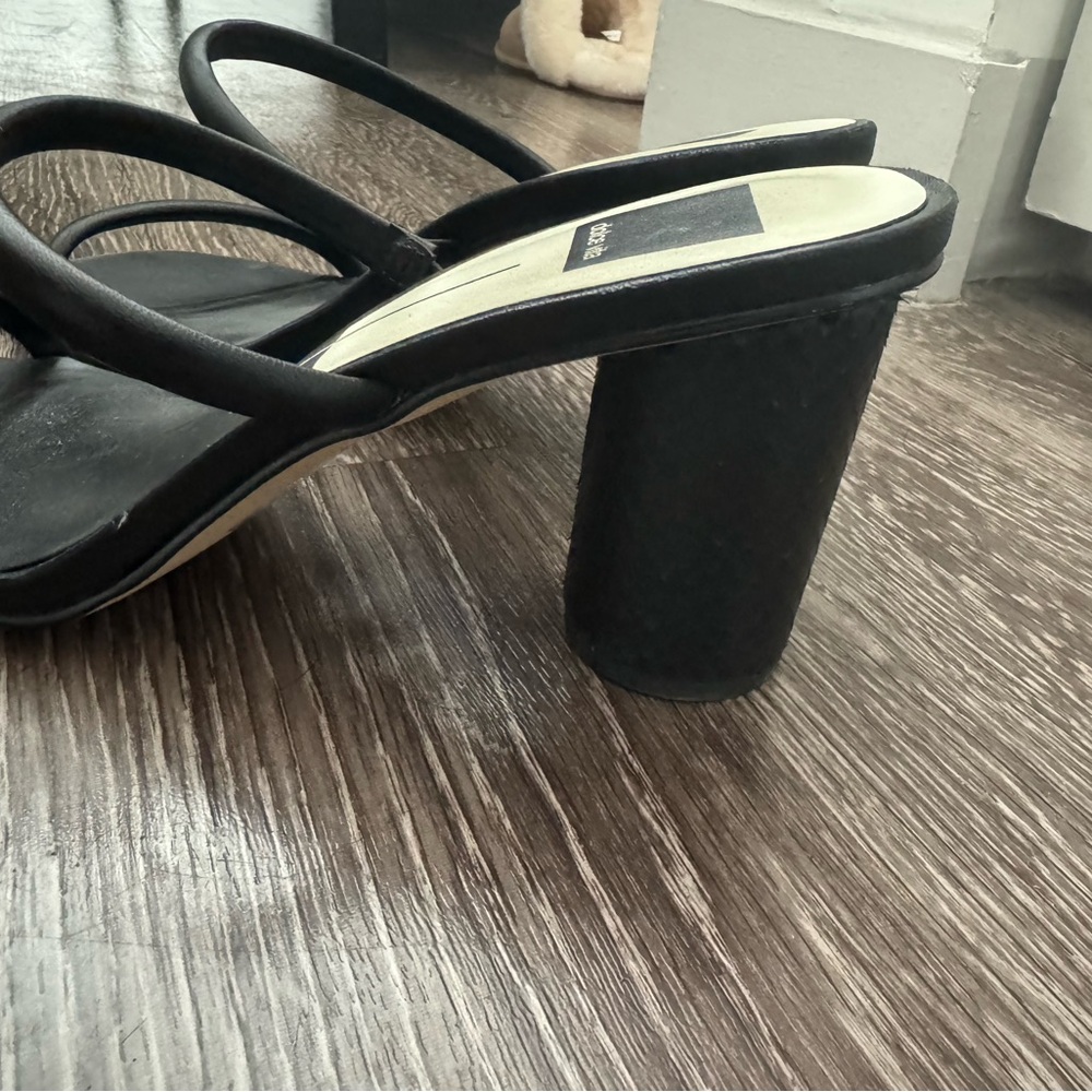 Dolce Vita Black Strappy Heels - Picture 2 of 3